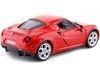 Cochesdemetal.es 2013 Alfa Romeo 4C Rojo 1:24 Motor Max 79320