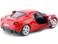 Cochesdemetal.es 2013 Alfa Romeo 4C Rojo 1:24 Motor Max 79320