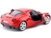 Cochesdemetal.es 2013 Alfa Romeo 4C Rojo 1:24 Motor Max 79320