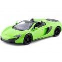 Cochesdemetal.es 2014 McLaren 650S Spyder Verde Metalizado 1:24 Motor Max 79326