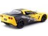 Cochesdemetal.es 2005 Chevrolet Corvette C6 Racing Amarillo/Negro 1:24 Motor Max 73774