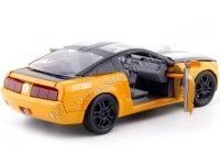 Cochesdemetal.es 2005 Ford Mustang GT Concept Racing Naranja/Negro 1:24 Motor Max 73777