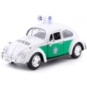 Cochesdemetal.es 1966 Volkswagen Beetle "Policia Alemana" Blanco/Verde 1:24 Motor Max 79588