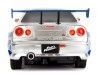Cochesdemetal.es 2002 Nissan Skyline GT-R BNR34 "Fast & Furious" Radio Control 1:24 Jada Toys 99371 253203018