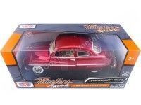 Cochesdemetal.es 1949 Mercury Coupe Rojo Metalizado 1:24 Motor Max 73225