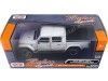 Cochesdemetal.es 2020 Jeep Gladiator Overland Hard Top Pickup Gris Metalizado 1:27 Motor Max 79365