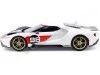 Cochesdemetal.es 2021 Ford GT Heritage Edition Blanco/Negro 1:18 Top Speed TS0317