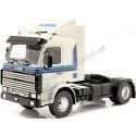 Cochesdemetal.es 1987 Camion Scania 143 Topline Blanco/Azul 1:18 MC Group 18143