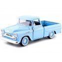 Cochesdemetal.es 1958 Chevrolet Apache Fleetline Pickup Azul Claro 1:24 Motor Max 79311