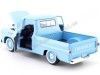 Cochesdemetal.es 1958 Chevrolet Apache Fleetline Pickup Azul Claro 1:24 Motor Max 79311