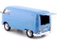 Cochesdemetal.es 1967 Volkswagen Type 2 (T1) Panel Van Azul 1:24 Motor Max 79342