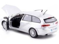 Cochesdemetal.es 2006 Alfa Romeo 159 SW Gris Metalizado 1:24 Motor Max 73372