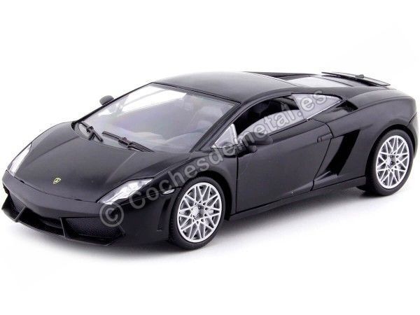 Cochesdemetal.es 2009 Lamborghini Gallardo LP560-4 Negro Satinado 1:24 Motor Max 73362