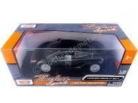 Cochesdemetal.es 2009 Lamborghini Gallardo LP560-4 Negro Satinado 1:24 Motor Max 73362