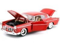 Cochesdemetal.es 1955 Chrysler C300 Rojo 1:24 Motor Max 73302