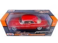 Cochesdemetal.es 1955 Chrysler C300 Rojo 1:24 Motor Max 73302