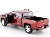 Cochesdemetal.es 2017 Chevrolet Silverado 1500 LT-Z71 Crew Cab Pickup Rojo 1:24 Motor Max 79348