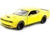 Cochesdemetal.es 2018 Dodge Challenger SRT Hellcat Wide Body Amarillo 1:24 Motor Max 79350