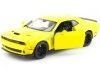 Cochesdemetal.es 2018 Dodge Challenger SRT Hellcat Wide Body Amarillo 1:24 Motor Max 79350