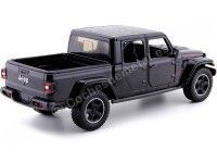 Cochesdemetal.es 2020 Jeep Gladiator Rubicon Techo Rígido Pickup Negro 1:27 Motor Max 79368