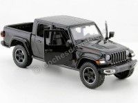 Cochesdemetal.es 2020 Jeep Gladiator Rubicon Techo Rígido Pickup Negro 1:27 Motor Max 79368