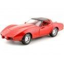 Cochesdemetal.es 1979 Chevrolet Corvette Rojo 1:24 Motor Max 73244