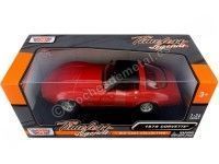 Cochesdemetal.es 1979 Chevrolet Corvette Rojo 1:24 Motor Max 73244