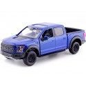 Cochesdemetal.es 2017 Ford F-150 Pickup Raptor Azul 1:27 Motor Max 79344