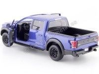 Cochesdemetal.es 2017 Ford F-150 Pickup Raptor Azul 1:27 Motor Max 79344