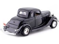 Cochesdemetal.es 1934 Ford Coupe Hardtop Negro 1:24 Motor Max 73217