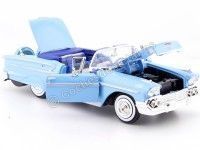 Cochesdemetal.es 1958 Chevrolet Impala Roadster Azul 1:24 Motor Max 73267