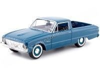 Cochesdemetal.es 1960 Ford Ranchero Pickup Turquesa 1:24 Motor Max 79321