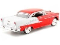 Cochesdemetal.es 1957 Chevrolet Bel Air Rojo/Blanco 1:24 Motor Max 73229