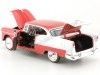 Cochesdemetal.es 1957 Chevrolet Bel Air Rojo/Blanco 1:24 Motor Max 73229