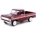 Cochesdemetal.es 1969 Ford F100 Pickup Rojo Metalizado 1:24 Motor MAX 79315