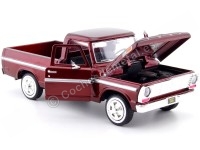 Cochesdemetal.es 1969 Ford F100 Pickup Rojo Metalizado 1:24 Motor MAX 79315