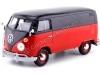 Cochesdemetal.es 1967 Volkswagen Type 2 (T1) Panel Van Rojo/Negro 1:24 Motor Max 79342