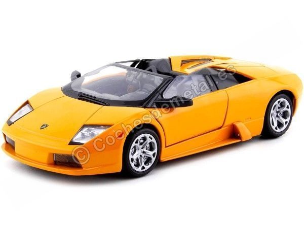 Cochesdemetal.es 2007 Lamborghini Murcielago Roadster Naranja Metalizado 1:24 Motor Max 73316