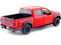 Cochesdemetal.es 2017 Ford F-150 Pickup Raptor Rojo 1:27 Motor Max 79344