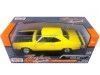 Cochesdemetal.es 1969 Dodge Coronet Super Bee Amarillo/Negro 1:24 Motor Max 73315