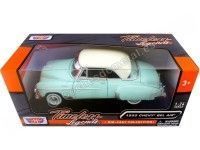 Cochesdemetal.es 1950 Chevrolet Bel Air Hard Top Verde/Beige 1:24 Motor Max 73268