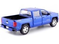 Cochesdemetal.es 2017 Chevrolet Silverado 1500 LT-Z71 Crew Cab Pickup Azul 1:24 Motor Max 79348