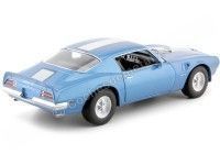 Cochesdemetal.es 1972 Pontiac Firebird Trans AM Azul 1:24 Welly 24075