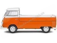 Cochesdemetal.es 1950 Volkswagen VW T1 Pickup "Surfera" Naranja/Blanco 1:18 Solido S1806701