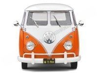 Cochesdemetal.es 1950 Volkswagen VW T1 Pickup "Surfera" Naranja/Blanco 1:18 Solido S1806701