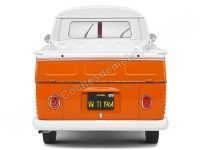 Cochesdemetal.es 1950 Volkswagen VW T1 Pickup "Surfera" Naranja/Blanco 1:18 Solido S1806701