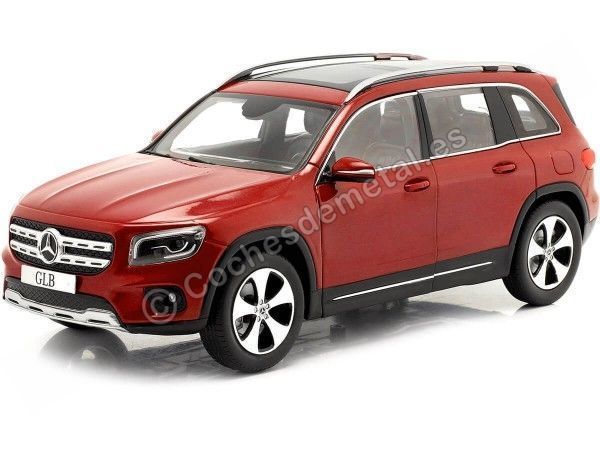 Cochesdemetal.es 2019 Mercedes-Benz GLB (X247) Designo Patagonia Red 1:18 Solido S1803203