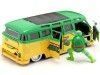 Cochesdemetal.es 1962 Volkswagen VW Bus T1 + Leonardo "Tortugas Ninja" 1:24 Jada Toys 31786/253285000