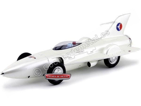 Cochesdemetal.es 1953 GMC XP-21 Firebird I Concept Blanco Perla 1:18 True Scale TSM121806