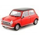 Cochesdemetal.es 1974 Mini Cooper 1300 Rojo/Negro 1:24 Welly 22496